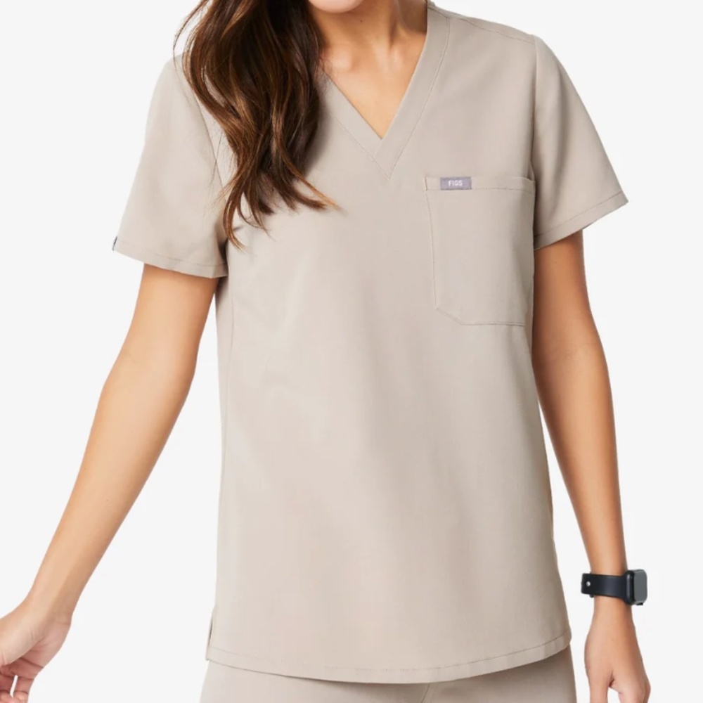 Figs Catarina Scrub Top Boulder
